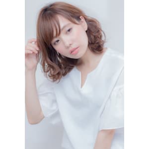 耳掛けカジュアルウェーブボブ K-0112