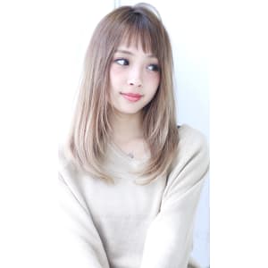 3Dハイライトカラーショートバングスタイル　AKI-5