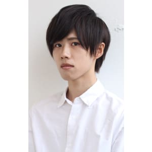 ナチュラル黒髪ショート :o67
