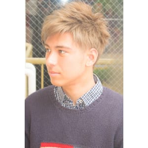 【hair coucou】ツーブロックマットアッシュ　s