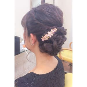 hair coucouお客様アレンジ