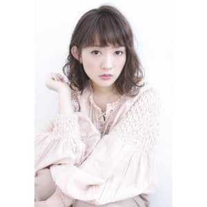 シースルーバング大人フェミニンボブ【y－７0】