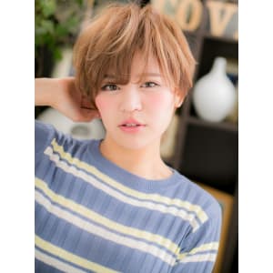 ルーズなハンサムショート