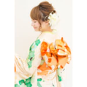 成人式　振袖着付け＋ヘアセット