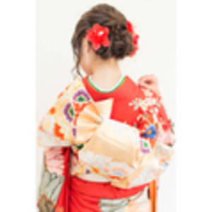 成人式　振袖着付け＋ヘアセット