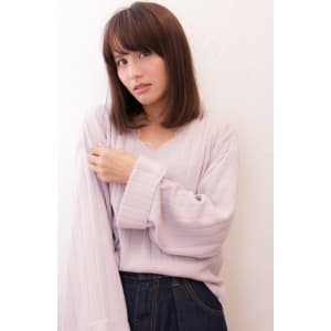 小顔に見せるストレートナチュミディ【H-352】