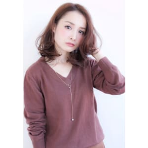 大人フェミニンなデジタルパーマミディアム【H-353】