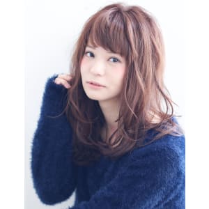ふわウェーブのニュアンスミディ :o88