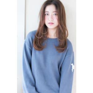 カジュアルワンカール艶ロングT-264