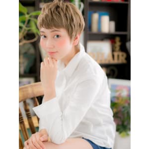 ハイトーン★個性的モダンショート - COVER HAIR bliss 上尾西口店【カバーヘアブリス アゲオニシグチテン】掲載中