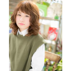 ガーリーなふわミディ