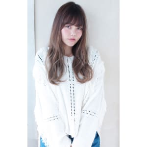 ニュアンスウェーブ こなれロング ミルクティー【y－９４】