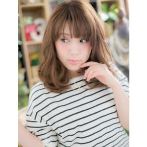 フェミニン＆ガーリー♪リッチカールミディ