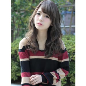 グレージュ×ネイビーブルーアッシュ