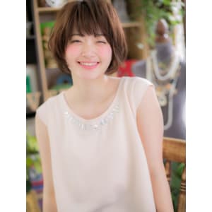 くせ毛風☆フェミニンボブ