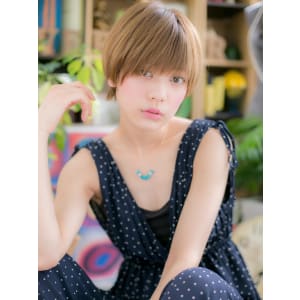ハイトーンの★目力UP！ショート