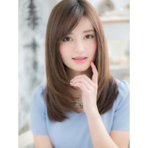 正統派のしっとり美髪ストレート