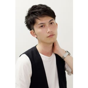ツーブロックエッジショート　:o92