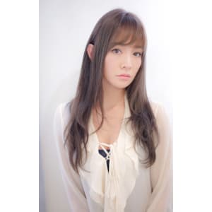 シースルーバングワンカールツヤロング【N-530】