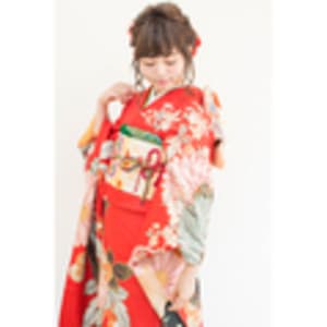 成人式　振袖着付け＋ヘアセット
