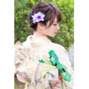 成人式　振袖着付け＋ヘアセット
