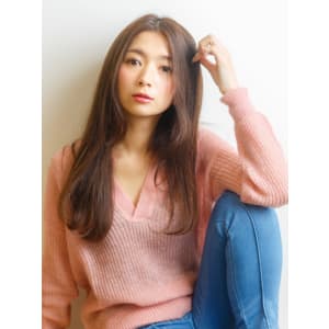 毛先ワンカールの愛されロング