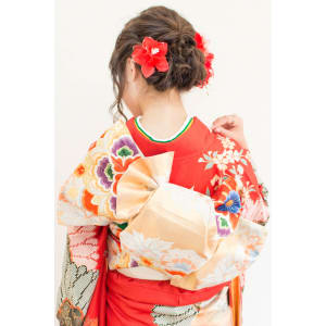 成人式　振袖着付け＋ヘアセット