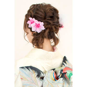 成人式　振袖着付け＋ヘアセット