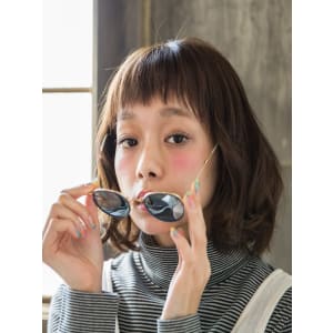 ショートバング×美モテ艶ボブ