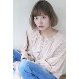 ワンカール大人ショートボブ 小顔バング【y－１０８】