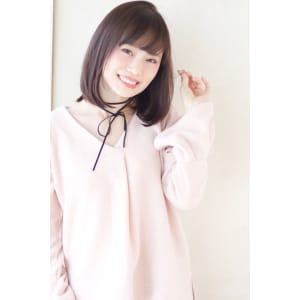 ブルージュカラーストレートワンカールミディアム　AKI-57