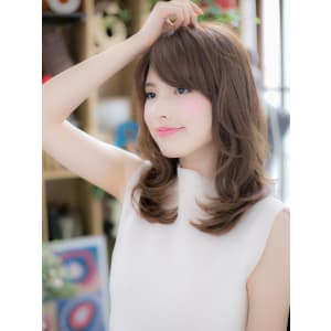 フレアカールの甘・ゆる大人女子
