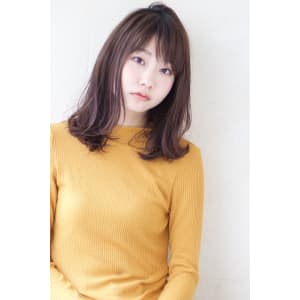外はねゆるふわミックスカールグレージュボブ　AKI-65