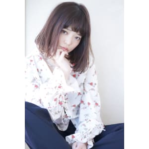 パーマで再現☆内巻きワンカールロブ【y－１１７】
