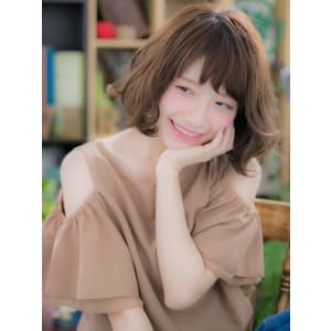 技あり☆カラーでカジュアルボブ