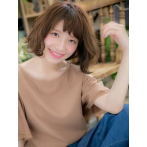 技あり☆カラーでカジュアルボブ