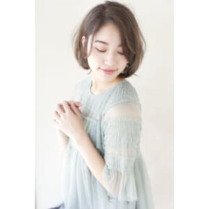 似合わせカットのデジタルパーマボブ
