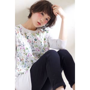 本田翼風グレージュカラー外ハネボブ　AKI-72