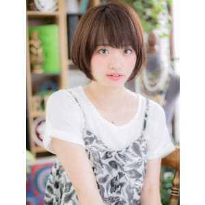 健康的な可愛さ！ナチュラルボブ