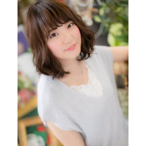 ふんわりカールボブ