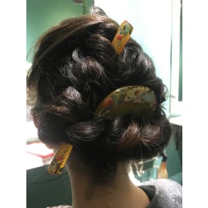 編み込みアップスタイル - BAPOS　Hair Salon【バポス　ヘアーサロン】掲載中