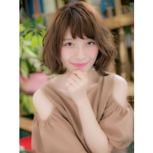 技あり☆カラーでカジュアルボブ