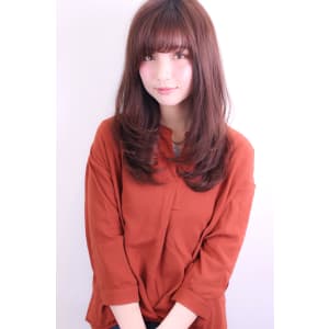 デジタルパーマでワンカールロング【H-389】
