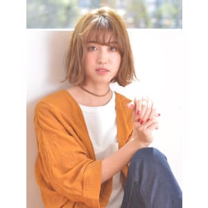 外国人風アンニュイボブ