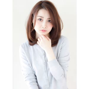 大人可愛いワンカールセミディラベンダーカラー