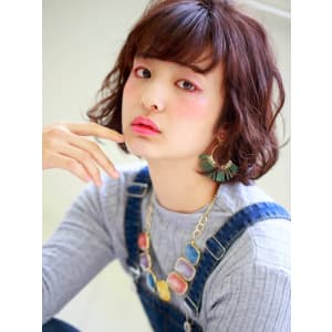 ヴィンテージボブ☆透けバンクで大人可愛い