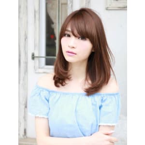 【Tetote】つい目で追っちゃう☆揺れるツヤサラストレート