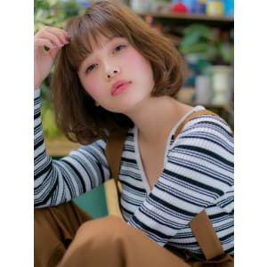 透明感カラーの☆フェアリーボブ