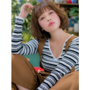 媚びない女子の無造作感ミディアム
