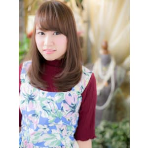 ナチュラルな質感♪ストレート